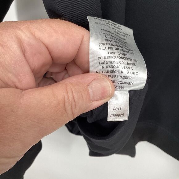 Men's Footjoy Long Sleeved Performance 1/4 ZIP Pullover XL Black - Picture 7 of 9